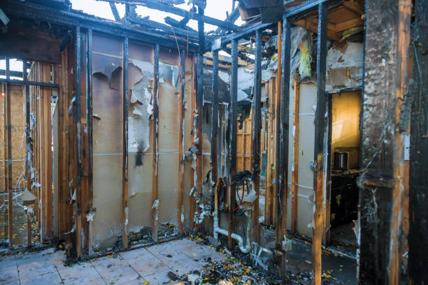 Professional Fire Damage Removal technician working in Kenner, LA